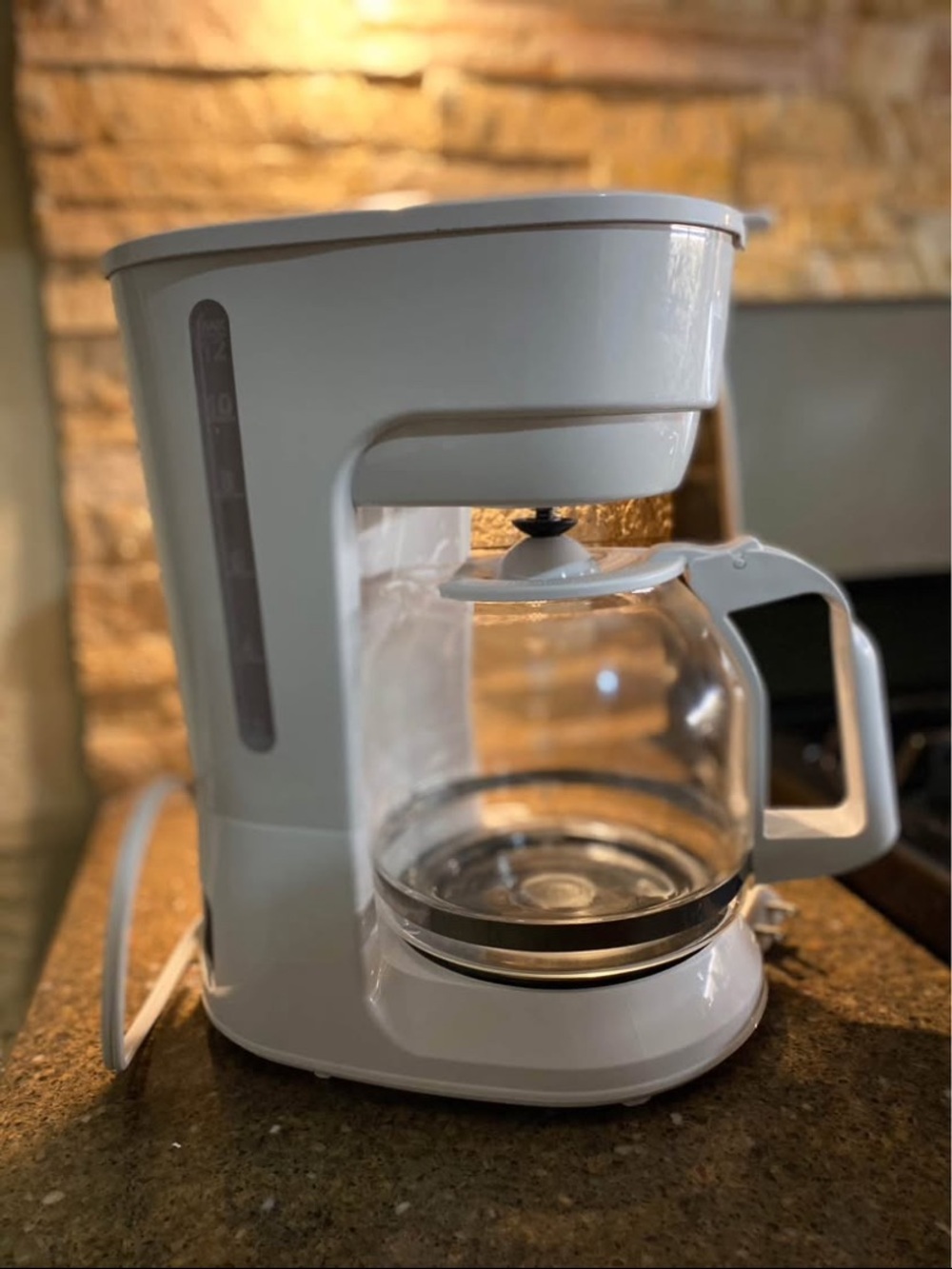 White Drip Coffee Maker - Home Kitchen Coffee Brewer